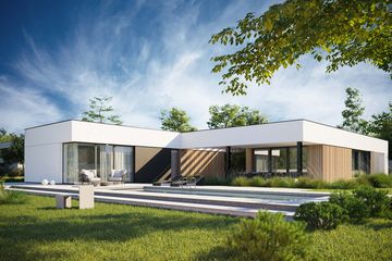  Projekt domu HomeKoncept 110 (KRX1250) - projekt domu parterowego - Zdjęcie 1