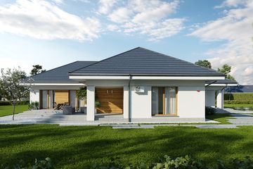  Projekt domu Parterowy 2 (BBH1021) - projekt domu parterowego - Zdjęcie 4