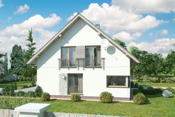  Projekt domu Z poddaszem 2 (BBH1022) - projekt domu parterowego z poddaszem - Zdjęcie 4