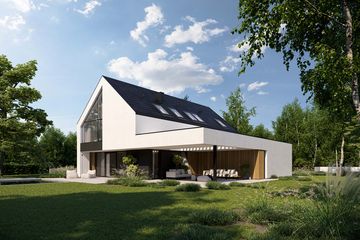  Projekt domu HomeKoncept 109 (KRX1249) - projekt domu parterowego z poddaszem - Zdjęcie 4