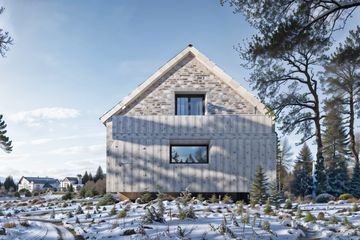  Projekt domu eko Typowy 75 (KKE1069) - projekt domu parterowego z poddaszem - Zdjęcie 5