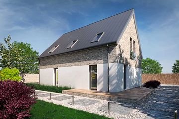  Projekt domu Baia DCP407 (WOB1781) - projekt domu parterowego z poddaszem - Zdjęcie 4