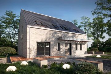  Projekt domu Lund II DCP370a (WOB1780) - projekt domu parterowego z poddaszem - Zdjęcie 1