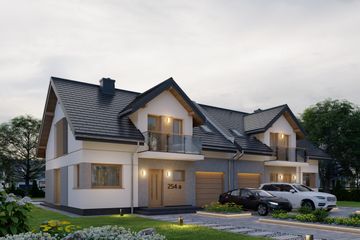  Projekt domu APS 254 wariant 2 ECO (LUA1597) - projekt domu parterowego z poddaszem - Zdjęcie 4