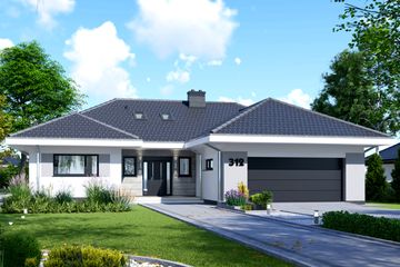  Projekt domu APS 312 ECO (LUA1601) - projekt domu parterowego - Zdjęcie 1