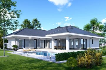  Projekt domu APS 312 ECO (LUA1601) - projekt domu parterowego - Zdjęcie 2