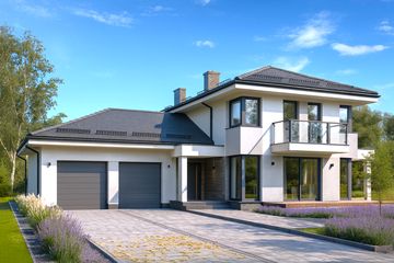  Projekt domu APS 288 + 2G ECO (LUA1617) - projekt domu z pełnym piętrem - Zdjęcie 1