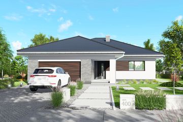  Projekt domu APS 400 ECO (LUA1607) - projekt domu parterowego - Zdjęcie 3