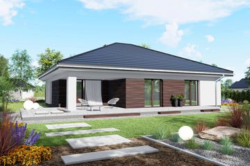  Projekt domu APS 400 ECO (LUA1607) - projekt domu parterowego - Zdjęcie 4