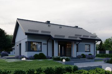  Projekt domu APS 336 wariant 2 ECO (LUA1606) - projekt domu parterowego - Zdjęcie 3