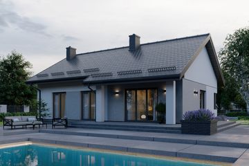  Projekt domu APS 336 wariant 2 ECO (LUA1606) - projekt domu parterowego - Zdjęcie 4