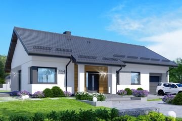  Projekt domu APS 336 wariant 2 + G ECO (LUA1618) - projekt domu parterowego - Zdjęcie 1