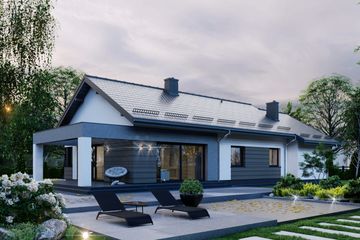  Projekt domu APS 337 ECO (LUA1612) - projekt domu parterowego - Zdjęcie 4