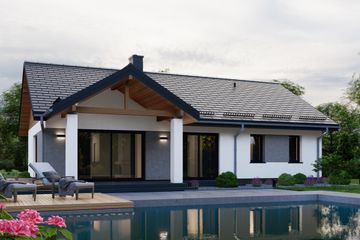  Projekt domu APS 346 wariant 4 ECO (LUA1616) - projekt domu parterowego - Zdjęcie 4