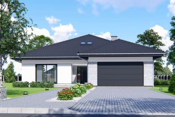  Projekt domu APS 314 ECO (LUA1603) - projekt domu parterowego - Zdjęcie 1