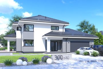  Projekt domu APS 300 + 2G ECO (LUA1620) - projekt domu z pełnym piętrem - Zdjęcie 1