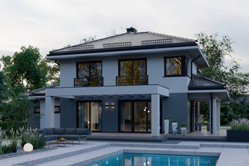  Projekt domu APS 300 + 2G ECO (LUA1620) - projekt domu z pełnym piętrem - Zdjęcie 4