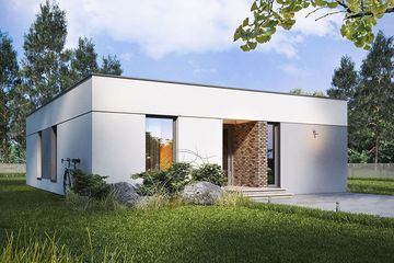  Projekt domu Tygrysie oko (WRN1567) - projekt domu parterowego - Zdjęcie 2