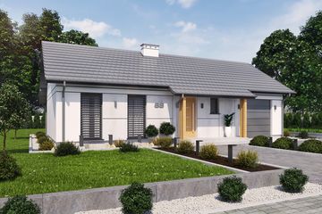  Projekt domu Faro (SLN2836) - projekt domu parterowego - Zdjęcie 1