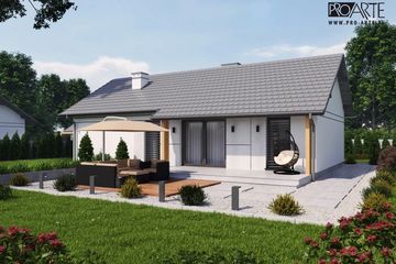  Projekt domu Faro (SLN2836) - projekt domu parterowego - Zdjęcie 2