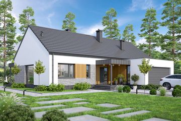  Projekt domu Abelia 2 modern (WOF1227) - projekt domu parterowego - Zdjęcie 1