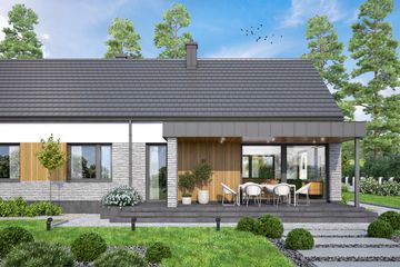  Projekt domu Abelia 2 modern (WOF1227) - projekt domu parterowego - Zdjęcie 4