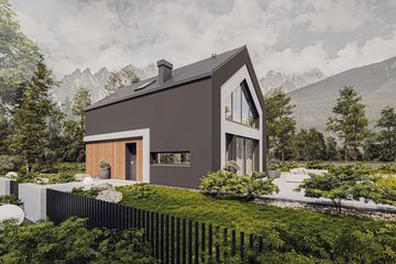  Projekt domu PióroArchitekci – 29 (KZN1016) - projekt domu parterowego z poddaszem - Zdjęcie 5