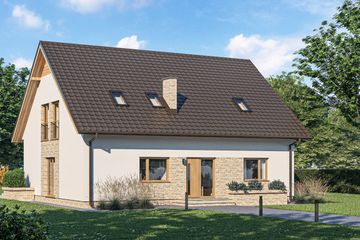  Projekt domu D369 (WAI1473) - projekt domu parterowego z poddaszem - Zdjęcie 3