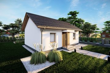  Projekt domu Małomiasteczkowy 5 (BHC1000) - projekt domu parterowego - Zdjęcie 2