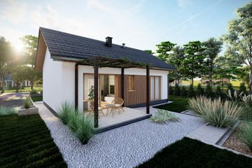  Projekt domu Małomiasteczkowy 5 (BHC1000) - projekt domu parterowego - Zdjęcie 4