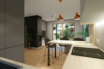  Projekt domu Małomiasteczkowy 5 (BHC1000) - projekt domu parterowego - Zdjęcie 8