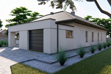  Projekt domu Hamilton 2 (BHC1066) - projekt domu parterowego - Zdjęcie 8