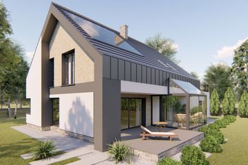  Projekt domu Lizbona (BHC1004) - projekt domu parterowego z poddaszem - Zdjęcie 4