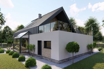  Projekt domu Lizbona (BHC1004) - projekt domu parterowego z poddaszem - Zdjęcie 5