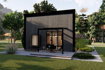  Projekt domu Małomiasteczkowy 3 (BHC1020) - projekt domu parterowego - Zdjęcie 1