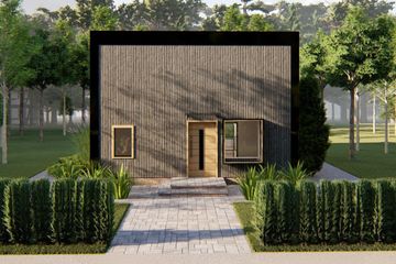  Projekt domu Małomiasteczkowy 3 (BHC1020) - projekt domu parterowego - Zdjęcie 3