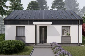  Projekt domu Małomiasteczkowy 2 (BHC1003) - projekt domu parterowego - Zdjęcie 1