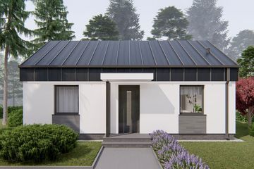  Projekt domu Małomiasteczkowy 2 (BHC1003) - projekt domu parterowego - Zdjęcie 1