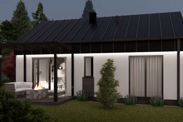  Projekt domu Małomiasteczkowy 2 (BHC1003) - projekt domu parterowego - Zdjęcie 4