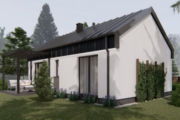  Projekt domu Małomiasteczkowy 2 (BHC1003) - projekt domu parterowego - Zdjęcie 5