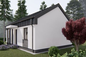  Projekt domu Małomiasteczkowy 2 (BHC1003) - projekt domu parterowego - Zdjęcie 6