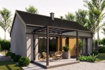  Projekt domu Małomiasteczkowy 1 (BHC1007) - projekt domu parterowego - Zdjęcie 1