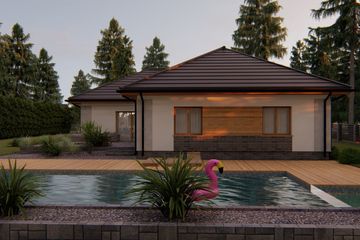  Projekt domu Praga (BHC1013) - projekt domu parterowego - Zdjęcie 11