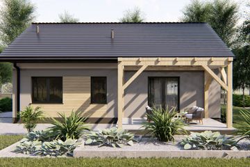  Projekt domu Combe 3 (BHC1006) - projekt domu parterowego - Zdjęcie 3