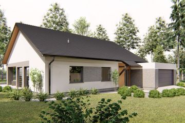  Projekt domu Aribba (BHC1022) - projekt domu parterowego - Zdjęcie 2