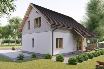  Projekt domu Martin (BHC1036) - projekt domu parterowego z poddaszem - Zdjęcie 3