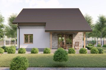  Projekt domu Martin (BHC1036) - projekt domu parterowego z poddaszem - Zdjęcie 4