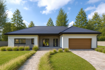  Projekt domu Westerfod (BHC1005) - projekt domu parterowego - Zdjęcie 1