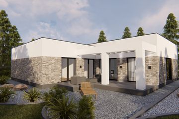  Projekt domu Transylwania 3 (BHC1027) - projekt domu parterowego - Zdjęcie 2