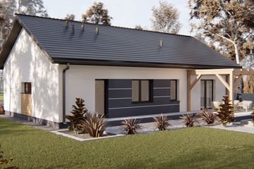  Projekt domu Combe (BHC1001) - projekt domu parterowego - Zdjęcie 4